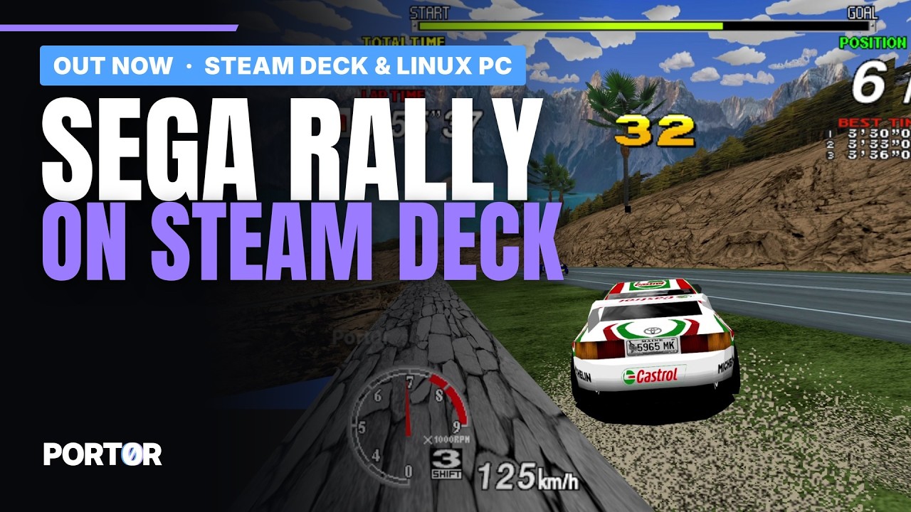Sega Rally on Steam Deck and Linux